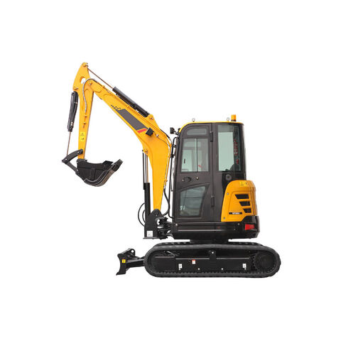 SY35U 3,5-Tonnen-Minibagger mit Raupenfahrwerk, Hydraulikzylinder, Yanmar-Motor, Erdbewegungs-, Bau- und Betriebsgewicht
