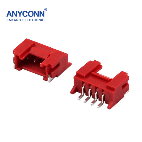 Bulk Buy China Wholesale Red Wafer Connector 4pin Through - Hole Mount ...