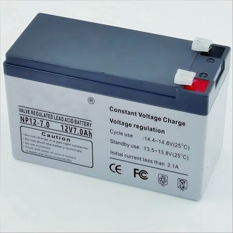 Batterie au plomb de qualité 12V 7AH avec conception anti-fuite pour équipements médicaux