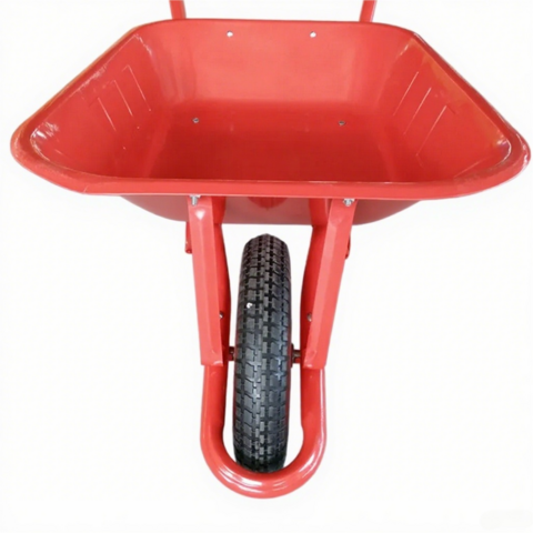 Carretilla Industrial de una Rueda de Metal, la Más Vendida en Indonesia, para Construcción y Jardinería, Ideal para Cargas Pesadas