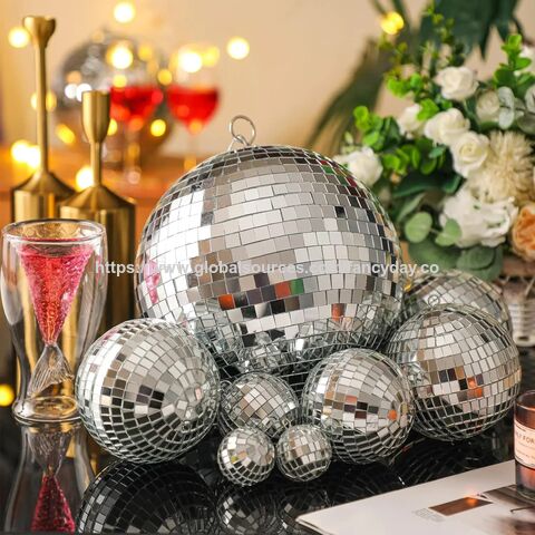 DJ Club Bühne 8 bis 72 Zoll Silber Grün Rosa Rot Farbe Weihnachtsfeier Disco Glaskugel