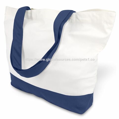Grand Sac Fourre-Tout Super Résistant en Toile de Coton, Sacs d'Épicerie Réutilisables, Sacs en Tissu pour Femmes et Filles