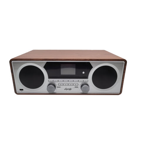Buy China Wholesale 2025 New Mdf Wooden Made Cd Mp3 Usb Player Digital ...