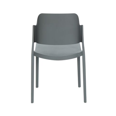 Sillas de comedor de plástico de estilo nórdico moderno con respaldo grueso, aptas para restaurantes comerciales al aire libre. for sale at factory direct price