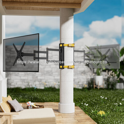 Langarm-TV-Wandhalterung für 17-50" TVs/Monitore, 30,5" Ausziehbarer Eck-TV-Halter für vertikale/horizontale Montage von Displays