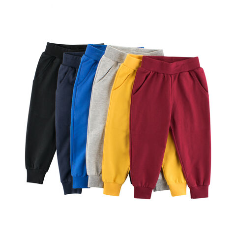 Calças Compridas Casuais para Bebê no Atacado com Etiqueta Privada, Calças de Jogging Esportivas para Crianças for sale at factory direct price