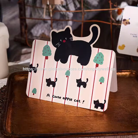 Cartes de Vœux 3D Pop-Up en Gros pour Petites Entreprises, Cartes de Remerciement Personnalisées avec Enveloppes, Motifs d'Animaux Colorés et Mignons for sale at factory direct price