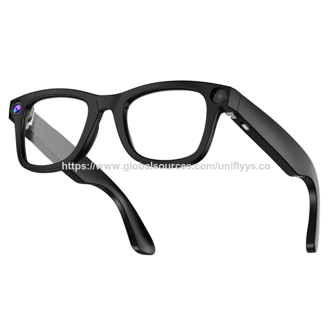 Gafas Inteligentes con Cámara, Video, 1000k Píxeles, Último Modelo, Lentes Anti-Luz Azul, Control de Botones, Música, Llamadas, Asistente de Voz, IA