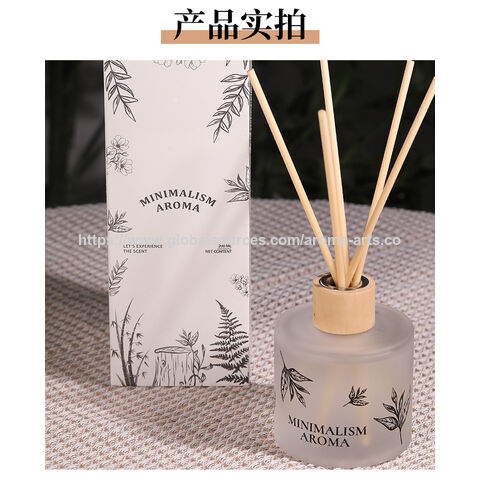 Großhandel 200ML Schöne Geschenkbox Langanhaltender, flammenloser und sicherer Reed Diffuser für Heimdekoration, Einzugsgeschenke, Weihnachten for sale at factory direct price