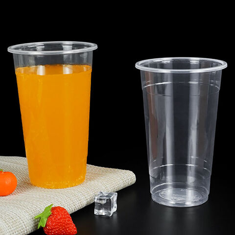 Venda direta da fábrica OEM Copos de cerveja de plástico descartáveis Copos transparentes para bebidas Copos de vinho descartáveis 360ml 12oz