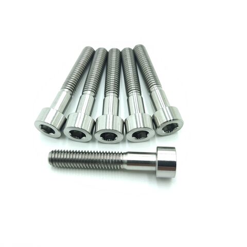 Vis à Tête Cylindrique à Six Pans Creux en Titane DIN 912 Personnalisées en Stock