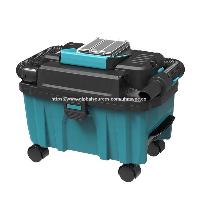 18V Brushless 3 Gallon HEPA Filter Cordless Portable Wet/Dry Dust Extractor/Blue Cartridge Cyclonic Rechargeable Vacuum Cleaner