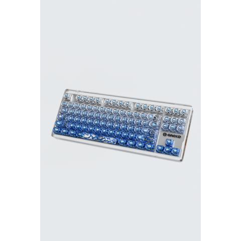 GAOXD Venom Keycap Set mit metallischem Gefühl, ABS-Tastenkappen, glatte Haptik, hoch abriebfest, durchscheinende Tastenkappen