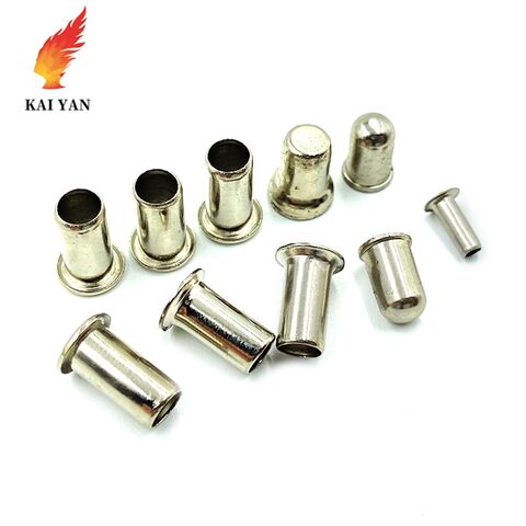 Open Type A2 Stainless Steel Solid Rivets 3.2x6 Flat Head For Iron ...