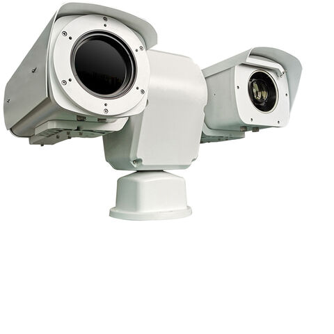 Heavy-Duty Aluminum 4K PTZ Camera with 150m IR, 50X Motorized Zoom Lens & Laser Rangefinder for Perimeter Security