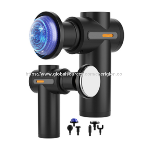 Pistola de Masaje con Frío y Calor | 6 Modos de Vibración | 6 Cabezales de Masaje | Masajeador Portátil Recargable for sale at factory direct price