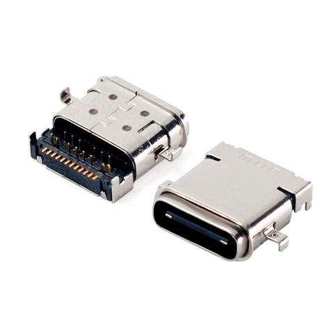 Conector USB-C MUP de 24 pines, 3.1, impermeable IP67 para cargador de PCB de dispositivos inteligentes, conector/soporte/carcasa tipo C para soldar. for sale at factory direct price