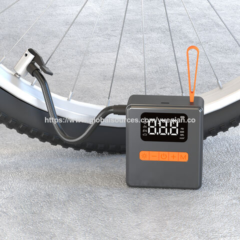Gonfleur de Pneus Intelligent, Pompe à Air Portable 17L avec Batterie Rechargeable 1800mAh, Charge Rapide Type-C, Multi-scène, Lumière LED
