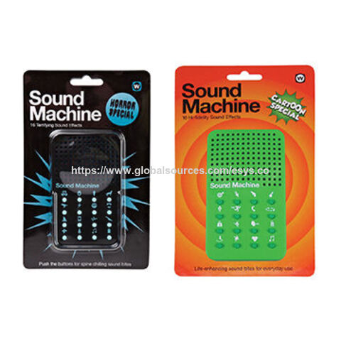 Lustiges ABS-Druckknopf-Soundeffekt-Spielzeug, 16-Tasten-Soundbox, Anti-Stress-Unterhaltung, Streich-Witz, Unterhaltungselektronikprodukt