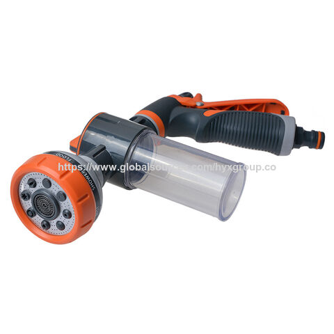 Pistola de pulverización multifuncional al por mayor para uso doméstico, rociador de jardín, pistola de agua a alta presión para lavado de coches, 8 modos, pistola de agua con espuma for sale at factory direct price