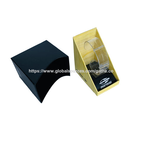 Luxuriöse Uhren-Geschenkverpackung mit individuellem Logo, starre Uhren-Display-Organizer-Box mit abnehmbarer Halterung für Uhren for sale at factory direct price