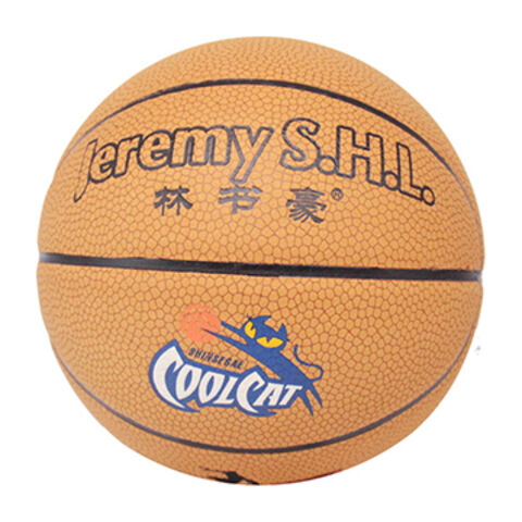 Bunter, hochwertiger Gummibasketball mit verschiedenen Logos und Drucken erhältlich