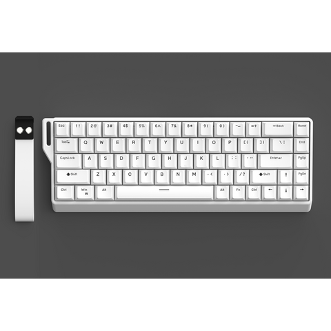 Keyboard Mekanik 68 Tombol Triple Mode, Lampu RGB, Bahan PBT, Keycaps Ukiran Samping, 4000mA, dengan Kabel, Layanan OEM, Produsen. for sale at factory direct price
