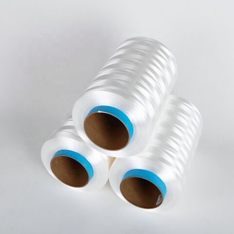 Fibre de filament de polyéthylène à très haut poids moléculaire 1000D blanche, légère, à haute résistance et résistante aux intempéries