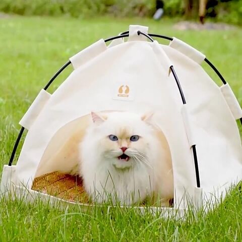 Canil Portátil de Metal com Malha Respirável para Viagens e Exterior - Gaiola Metálica Dobrável para Animais de Estimação for sale at factory direct price