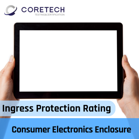 Prueba de nivel de protección de ingreso (IP) para tabletas industriales