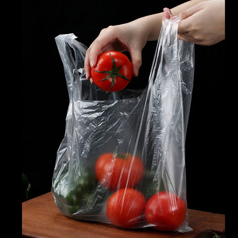 PE-Gefrierbeutel im Westenstil für Lebensmittel, Frischhalteverpackung, Kunststoff-Lebensmittelaufbewahrungsbeutel, flache Tasche auf Rolle für den Kühlschrank