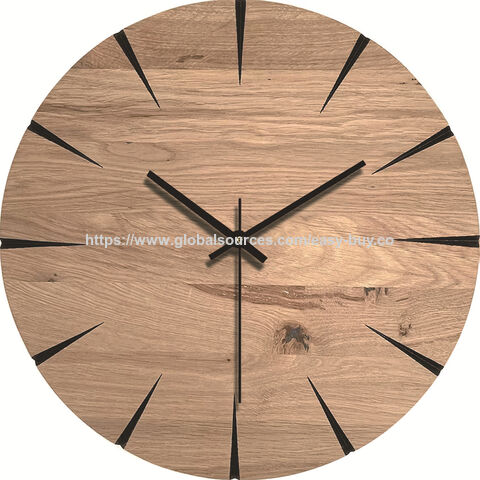 Quarz-Wanduhr, Wanduhr mit Glockenspiel, Übergroße Wanduhr, Minimalistische Wanduhr