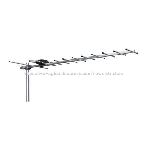 Antenne TV d'extérieur Yagi UHF numérique HDTV à prix d'usine du fabricant pour la transmission par câble TV