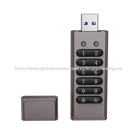 Digitaler Passwort-USB-Stick mit Metall-Hardwareverschlüsselung