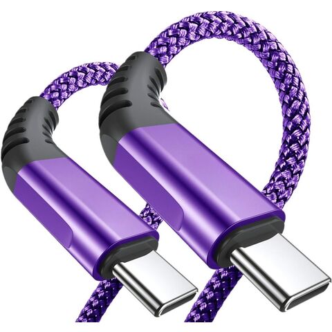 Cable de Carga USB Tipo C de 3 Metros, Trenzado en Nylon de Alta Resistencia