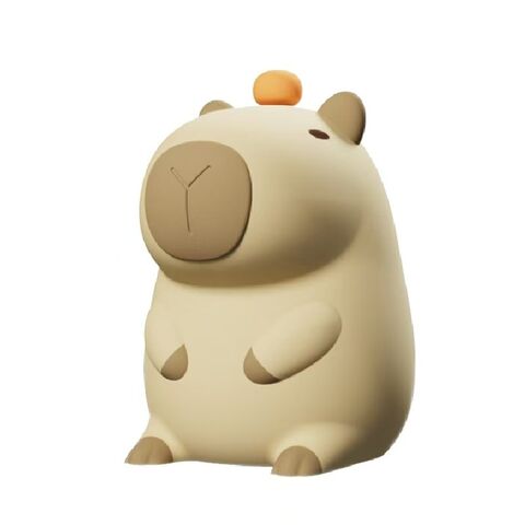 Niedliches Capybara-Nachtlicht, batteriebetrieben - Kinderzimmer-Dekoration, Geschenk für Studenten und Freunde