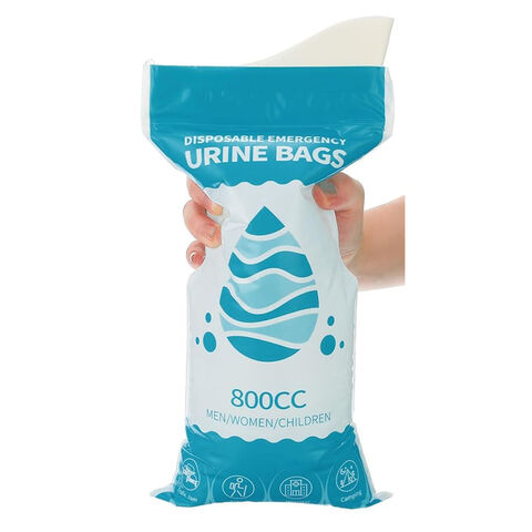 Bolsas de orina desechables, mini inodoro portátil de emergencia, orina para viajes, bolsas de orina unisex para viajes for sale at factory direct price