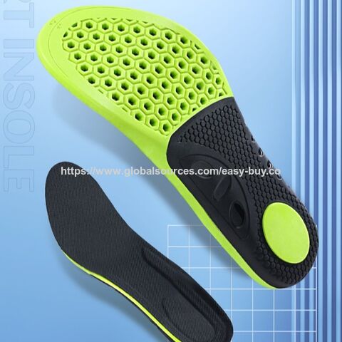 Palmilhas Ortopédicas com Suporte de Arco para Tênis Esportivos - Absorventes de Suor, Respiráveis e Antiodor para Homens; Sem Fadiga nos Pés e Absorção de Choque para Mulheres for sale at factory direct price