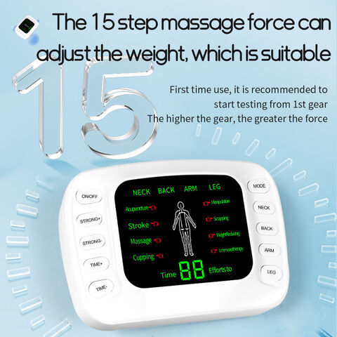 Masseur de thérapie numérique Électrostimulateur Stimulateur musculaire électrique Massage corporel d'acupuncture EMS