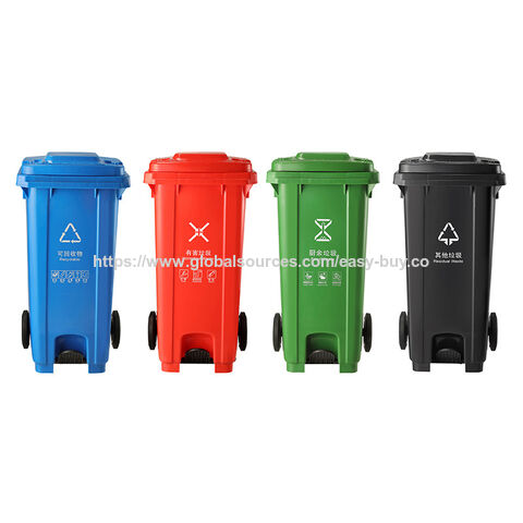 علب قمامة خارجية، علبة قمامة مفتوحة من الأعلى، علبة قمامة بلاستيكية، علب قمامة عامة for sale at factory direct price