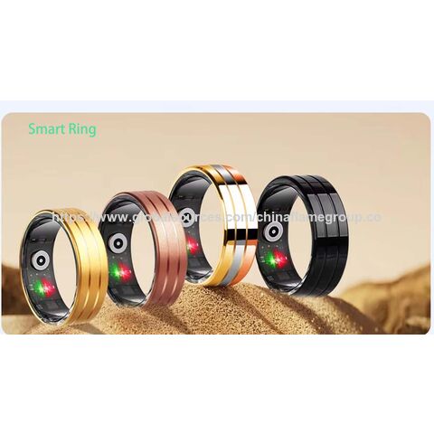Smart Health Ring With Sleep And Fitness Tracker Waterproof Steel ...