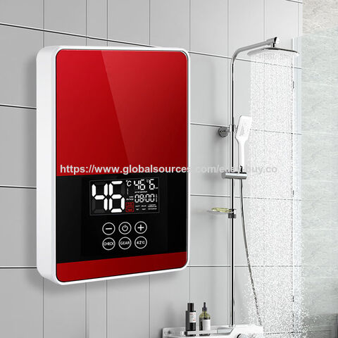 Aquecedores de Água Elétricos China Venda Quente Baixa Potência 110V 220V Aquecedores de Água Inteligentes Domésticos Instantâneos Elétricos de Parede