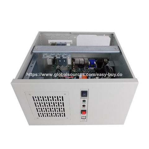 Caja de ordenador industrial para montaje en pared, control industrial, ordenador de servicio industrial, ranura de altura completa, caja de ordenador de escritorio for sale at factory direct price