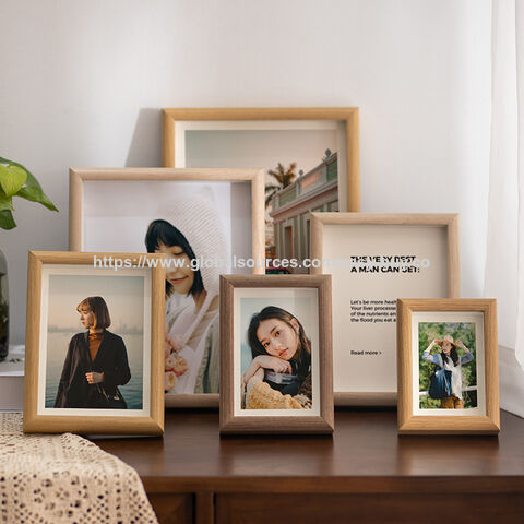 Cadres photo en bois de table, Cadres minimalistes en bois, Cadres scandinaves en bois, Cadres photo en bois mat for sale at factory direct price