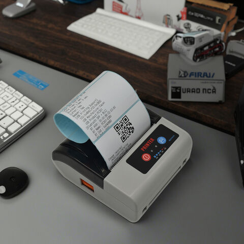 Handy Printer Machine 80mm Handy Thermal Label Printer Portable Mini Bill Receipt Printing ...