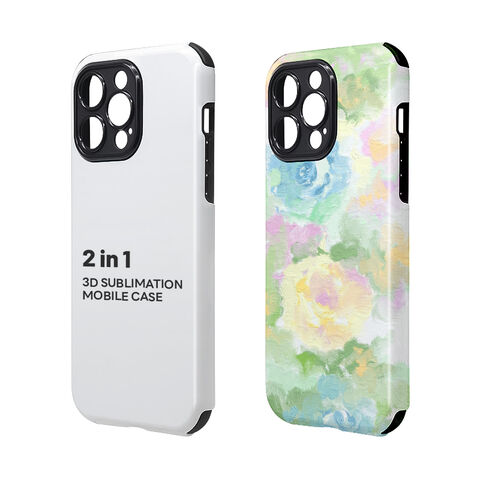 TuoLi Custom Luxury Cute Blank 3D Sublimation Vacuum Machine Mobile Cell Phone Case Hard Soft Mobile Cover for Printing