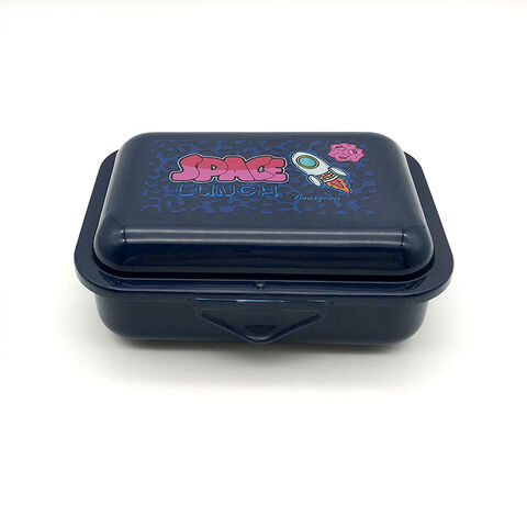 Boîte à Bento pour Enfants avec Impression de Dessins Animés Mignons, Coque Facile à Ouvrir, Boîte à Déjeuner Monobloc