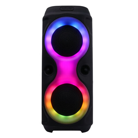 Portable Bluetooth Speaker Rgb Led Microphone Mini Outdoor Wireless ...