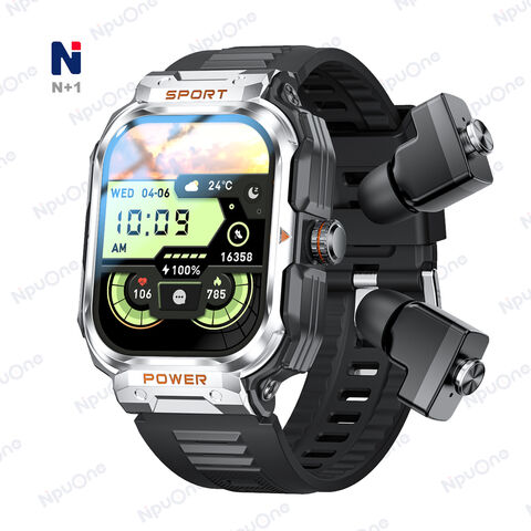 Montre Intelligente Appel Vocal NWZ02 Écouteurs Smartwatch Montre Intelligente Écouteurs Smart Watch pour boutique