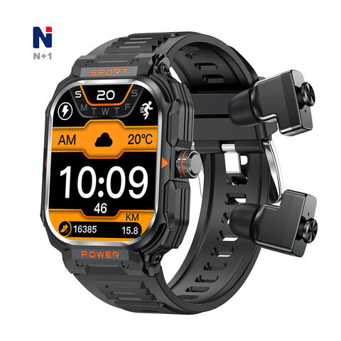 En magasin Écouteurs NWZ02 à faible consommation d'énergie Montre Intelligente Smartwatch Écouteur Montre Connectée pour Import Export